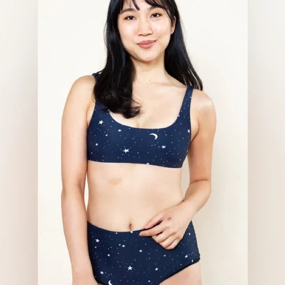 Navy Starry Night Bikini Set - Picture 1 of 3